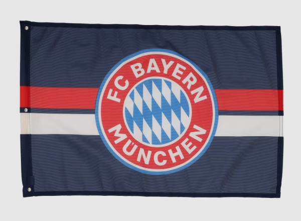 FC Bayern München - Hissfahne navy 180 x 120 cm